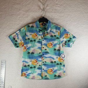 Neff Men's Button‎ Down Short Sleeve Rubber Duck Hawaiian Shirt Size S NWT 8972